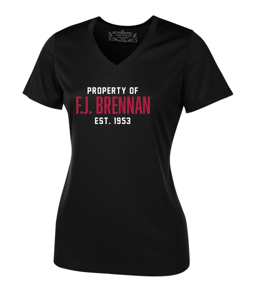 Property of F.J. Brennan Ladies Dri-Fit Short Sleeve