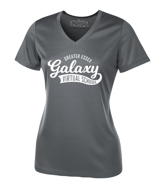 Galaxy Staff Ladies 'Alternate Script' Dri-Fit Short Sleeve