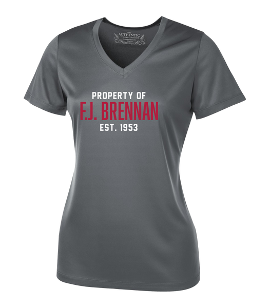 Property of F.J. Brennan Ladies Dri-Fit Short Sleeve