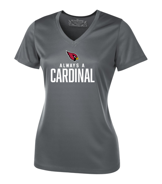 Always A Cardinal Ladies Dri-Fit Short Sleeve