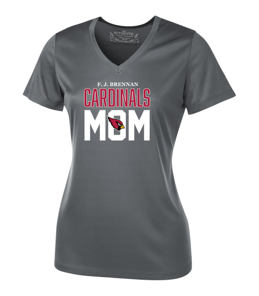 Cardinals Mom Ladies Dri-Fit Short Sleeve