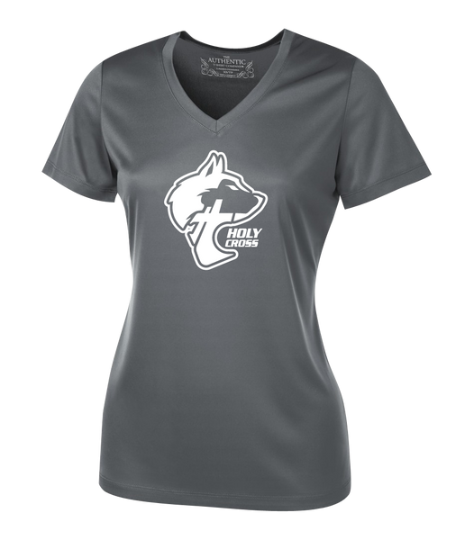 Huskies Ladies 'Alternate Script' Dri-Fit Short Sleeve