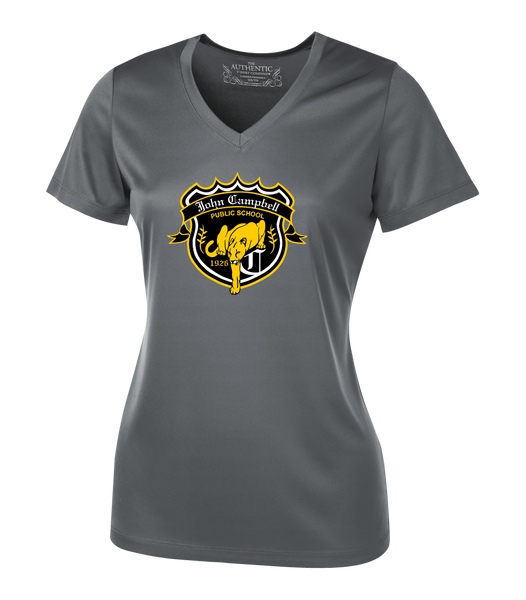 John Campbell Staff Ladies 'Alternate Script' Dri-Fit Short Sleeve