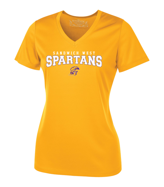 Spartans Staff Ladies 'Alternate Script' Dri-Fit Short Sleeve