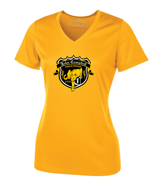 John Campbell Staff Ladies 'Alternate Script' Dri-Fit Short Sleeve