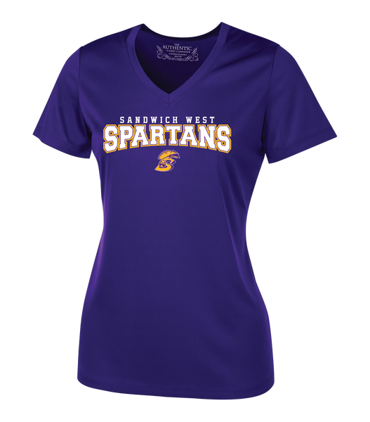 Spartans Staff Ladies 'Alternate Script' Dri-Fit Short Sleeve