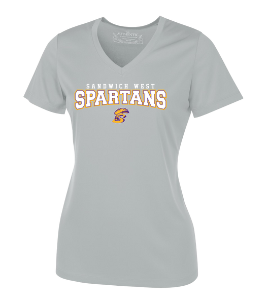 Spartans Staff Ladies 'Alternate Script' Dri-Fit Short Sleeve