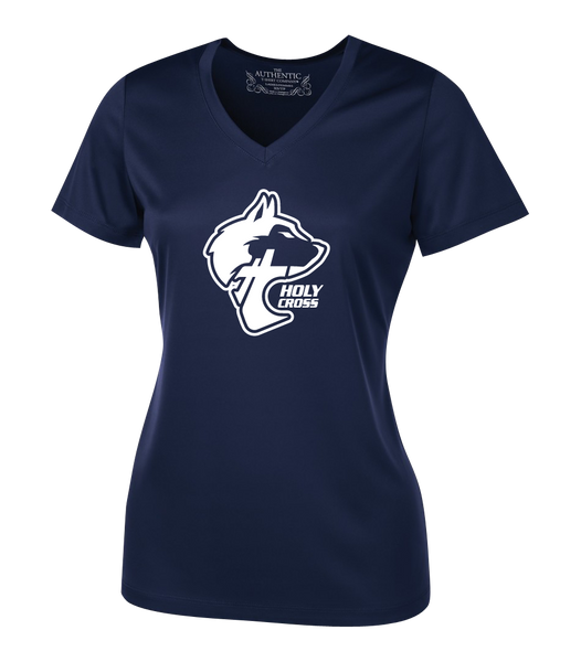 Huskies Staff Ladies 'Alternate Script' Dri-Fit Short Sleeve