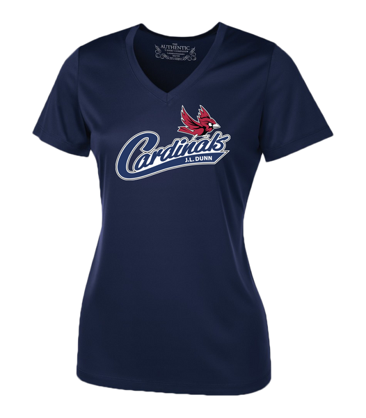 Cardinals Staff Ladies 'Alternate Script' Dri-Fit Short Sleeve