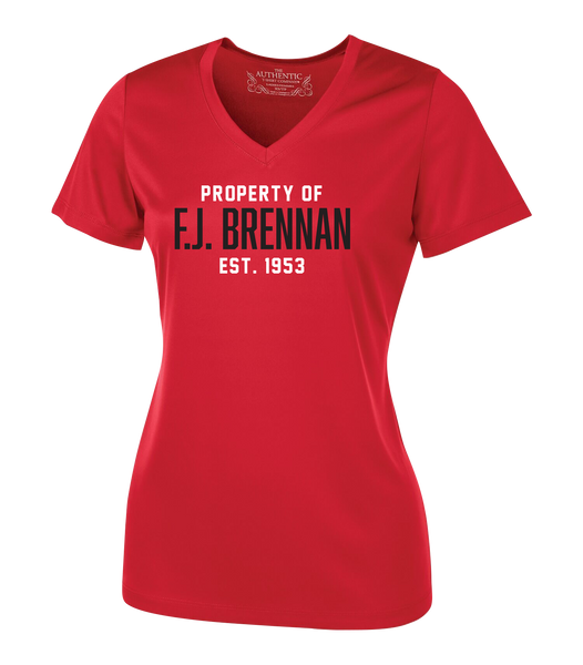 Property of F.J. Brennan Ladies Dri-Fit Short Sleeve
