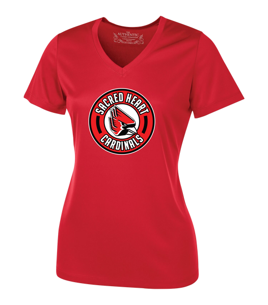 Sacred Heart Cardinals Ladies Dri-Fit Short Sleeve