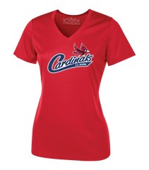 Cardinals Staff Ladies 'Alternate Script' Dri-Fit Short Sleeve