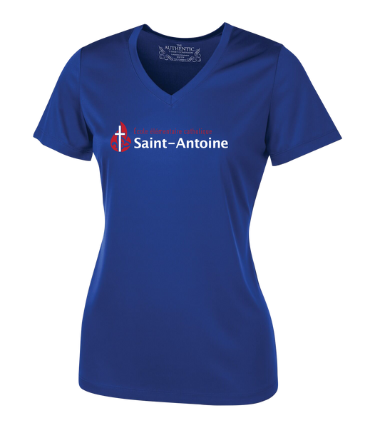 Saint-Antoine Staff Ladies 'Alternate Script' Dri-Fit Short Sleeve