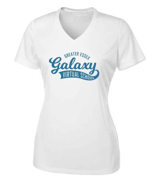 Galaxy Staff Ladies 'Alternate Script' Dri-Fit Short Sleeve