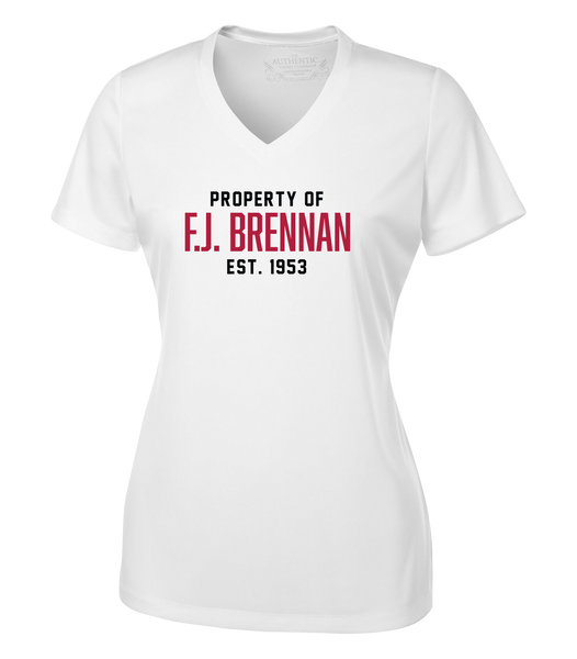 Property of F.J. Brennan Ladies Dri-Fit Short Sleeve