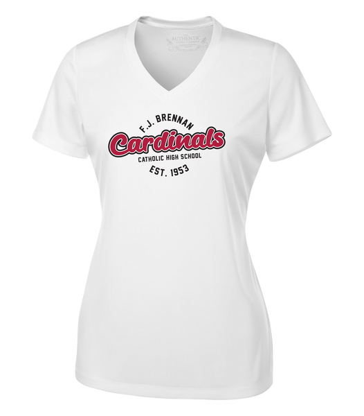 Brennan Cardinals Alumni Ladies Dri-Fit Short Sleeve