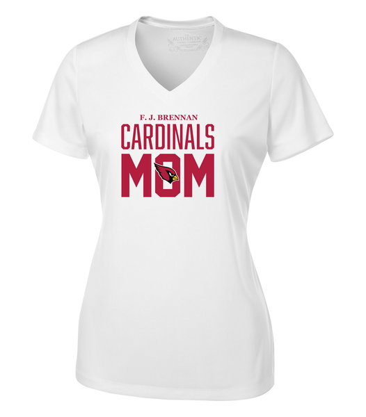 Cardinals Mom Ladies Dri-Fit Short Sleeve