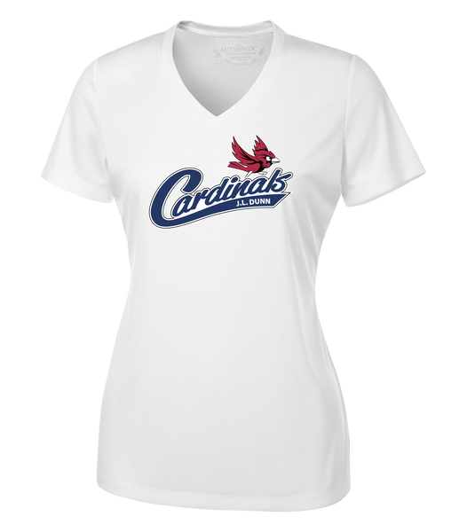 Cardinals Staff Ladies 'Alternate Script' Dri-Fit Short Sleeve