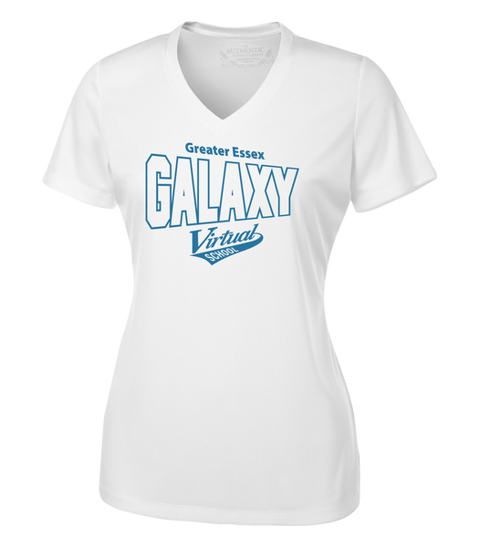 Galaxy Virtual School Staff Ladies 'Alternate Script' Dri-Fit Short Sleeve