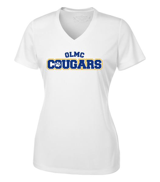 Cougars Staff Ladies Dri-Fit Short Sleeve