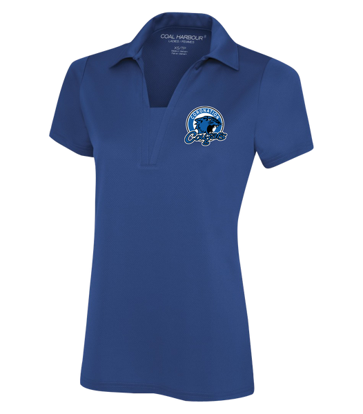 Coronation Cougars Staff Ladies' Sport Shirt with Embroidered Logo