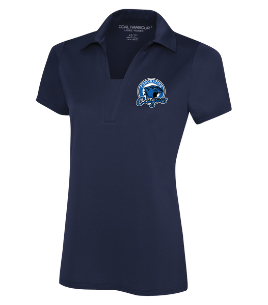 Coronation Cougars Staff Ladies' Sport Shirt with Embroidered Logo