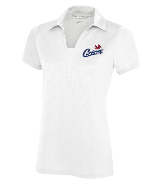 Cardinals Staff Ladies' Sport Shirt with Embroidered Logo