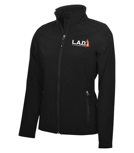 LAD Ladies Water Repellent Soft Shell Jacket with Left Chest Embroidered Logo