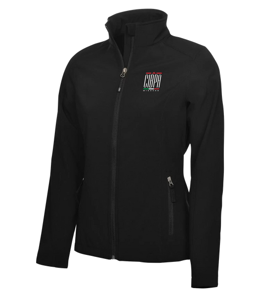 CIBPA Windsor Ladies Water Repellent Soft Shell Jacket with Left Chest Embroidered Logo