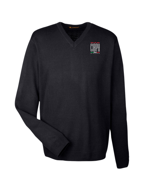 CIBPA Windsor Adult V-Neck Sweater with Embroidered Logo