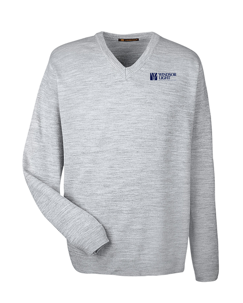 Windsor Light Music Theatre Adult V-Neck Sweater with Embroidered Logo