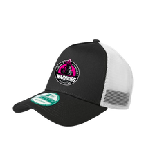 SWO Warriors Pink Badge New Era Snap Back Trucker Cap
