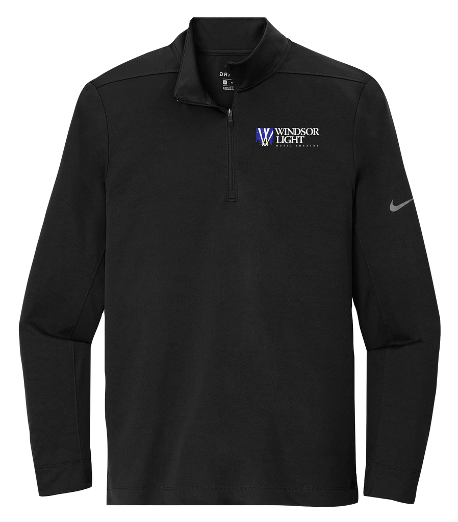 Windsor Light Music Theatre Mens Half-Zip Cover up with Embroidered Logo