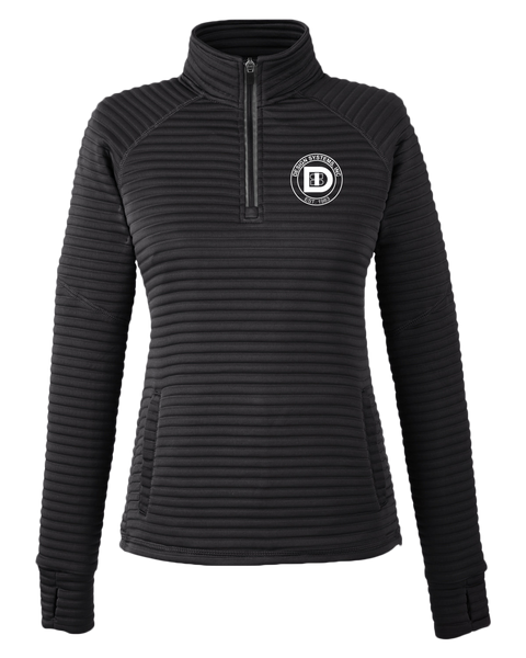 Design Systems Inc. Badge Ladies Capture Quarter-Zip Fleece