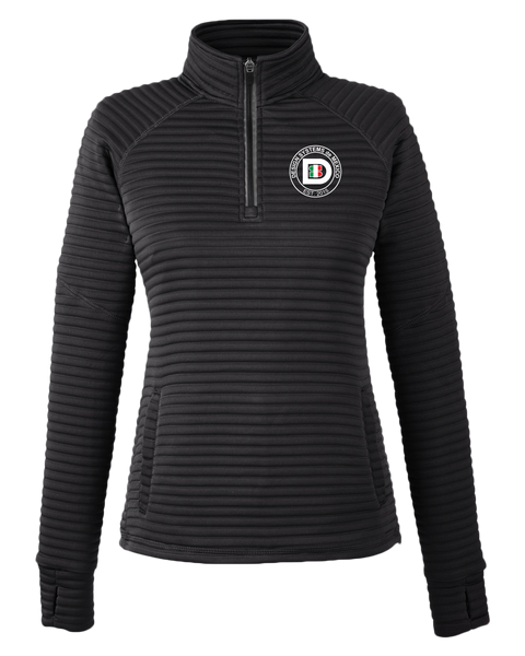 Design Systems de Mexico Badge Ladies Capture Quarter-Zip Fleece