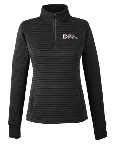 Design Systems Canada Ladies Capture Quarter-Zip Fleece