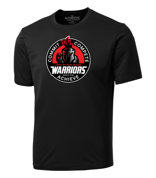 SWO Warriors Badge Adult Dri-Fit T-Shirt with Printed Logo
