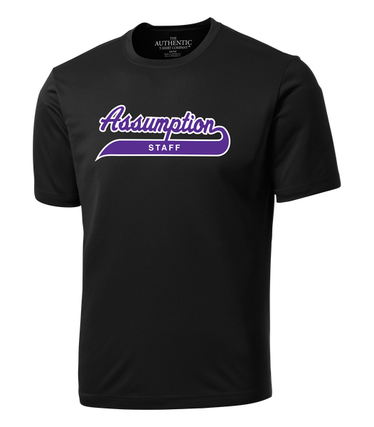 Assumption Staff Adult Dri-Fit T-Shirt with Printed Logo