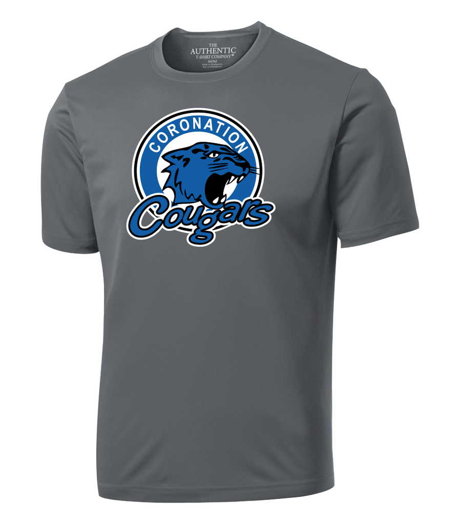 Coronation Cougars Adult Dri-Fit T-Shirt with Printed Logo
