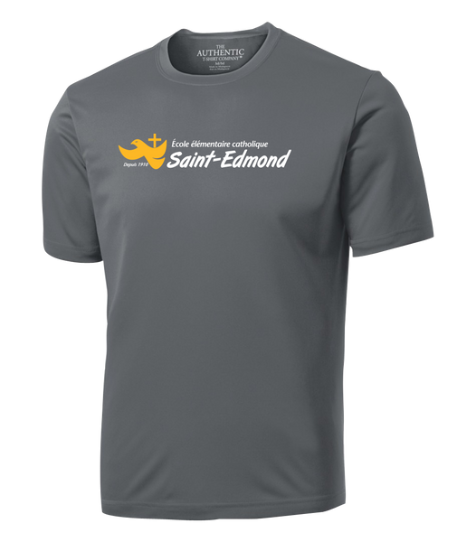 Saint-Edmond Adult Dri-Fit T-Shirt with Printed Logo