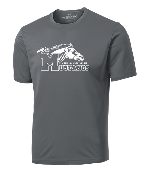 Mustang Staff Adult Dri-Fit T-Shirt with Printed Logo