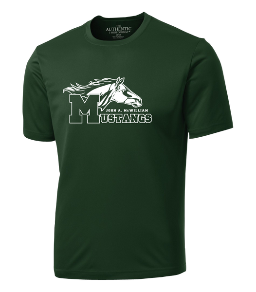 Mustang Staff Adult Dri-Fit T-Shirt with Printed Logo