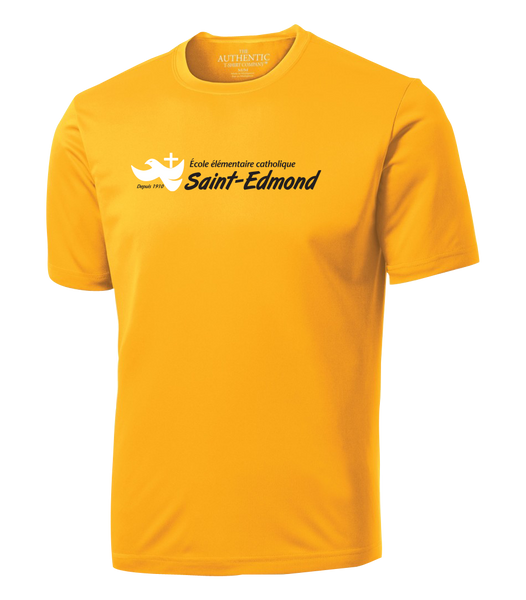 Saint-Edmond Adult Dri-Fit T-Shirt with Printed Logo