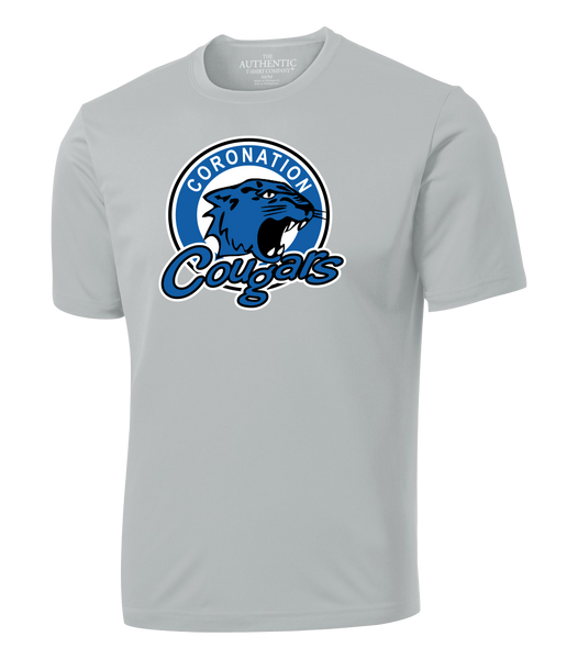 Coronation Cougars Youth Dri-Fit T-Shirt with Printed Logo