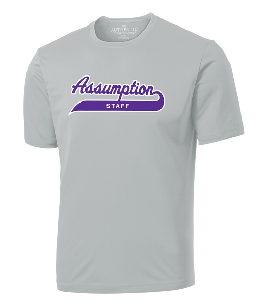Assumption Staff Adult Dri-Fit T-Shirt with Printed Logo