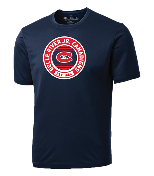 Belle River Jr Canadiens Adult Dri-Fit T-Shirt with Printed Logo