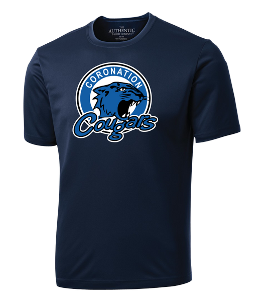 Coronation Cougars Youth Dri-Fit T-Shirt with Printed Logo