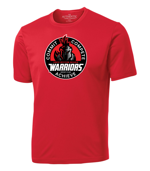 SWO Warriors Badge Adult Dri-Fit T-Shirt with Printed Logo
