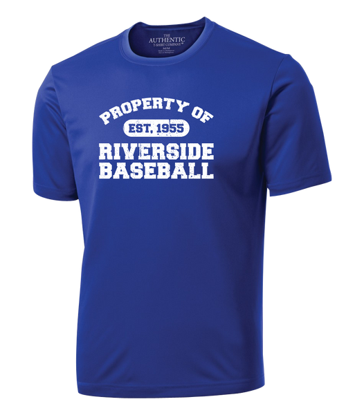 Property of Riverside Baseball Adult Dri-Fit Tee