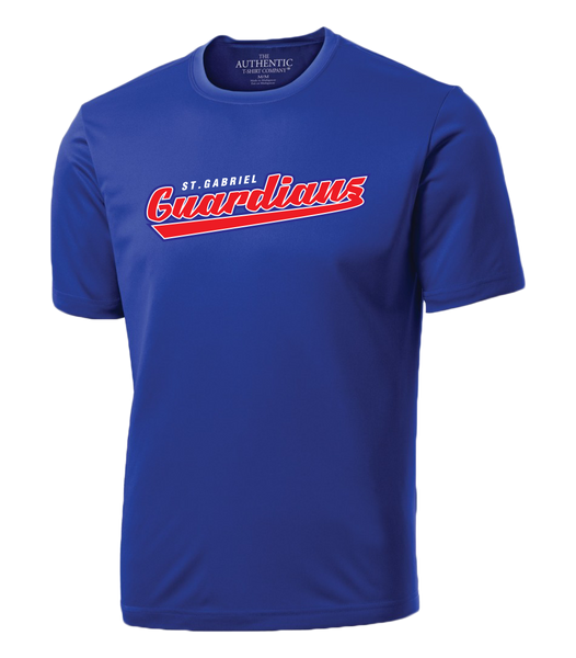 Guardians Script Adult Dri-Fit T-Shirt with Printed Logo